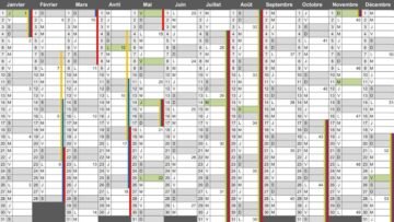 Calendrier 2026  : jours fériés, vacances, numéros de semaine 